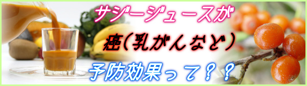 サジージュースが癌、乳がん予防に効果？本当？フィネス豊潤サジー_1